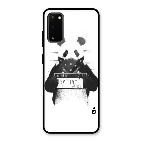 Guilty Panda Glass Back Case for Galaxy S20