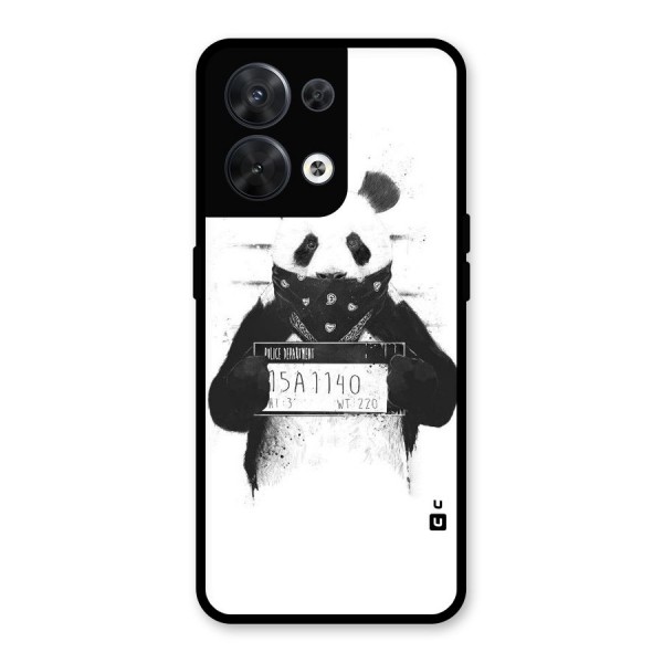 Guilty Panda Glass Back Case for Oppo Reno8 5G