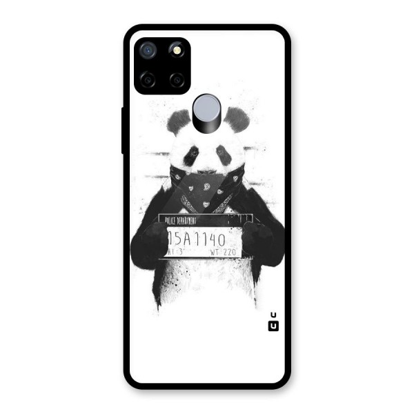 Guilty Panda Glass Back Case for Realme C15