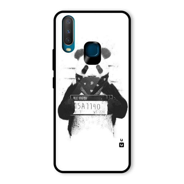 Guilty Panda Glass Back Case for Vivo Y12