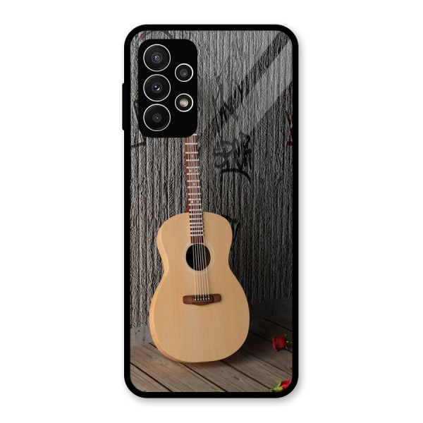 Guitar Classic Glass Back Case for Galaxy A23