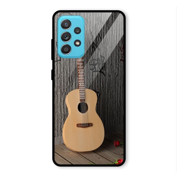 Guitar Classic Glass Back Case for Galaxy A52s 5G