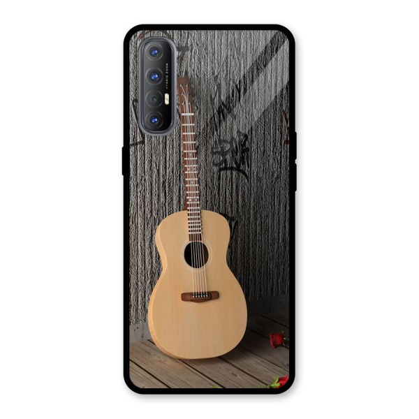 Guitar Classic Glass Back Case for Oppo Reno3 Pro