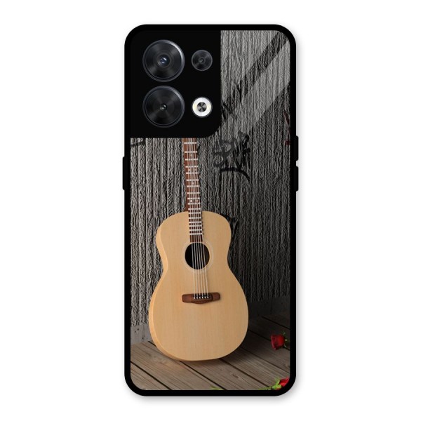 Guitar Classic Glass Back Case for Oppo Reno8 5G