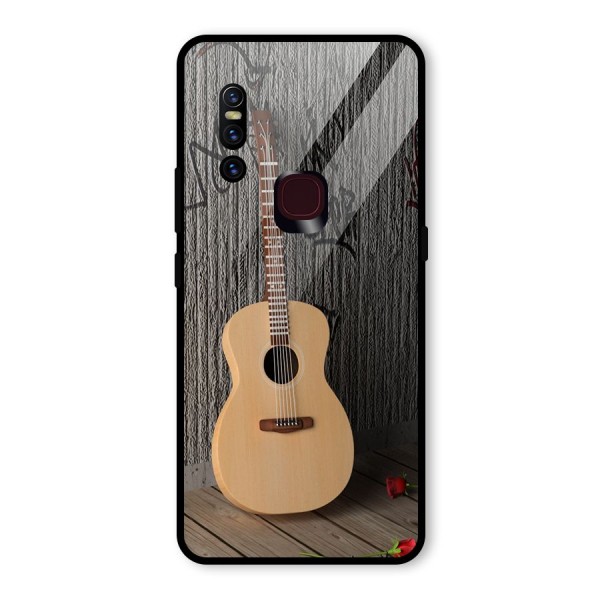 Guitar Classic Glass Back Case for Vivo V15