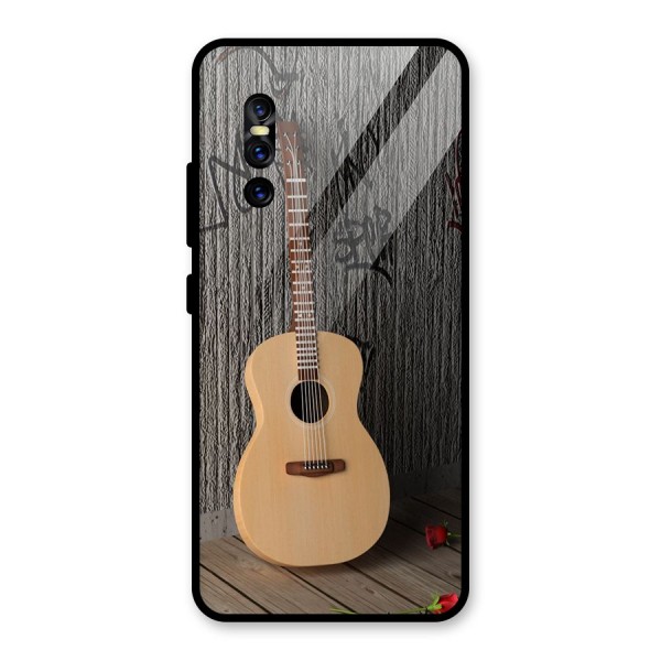 Guitar Classic Glass Back Case for Vivo V15 Pro