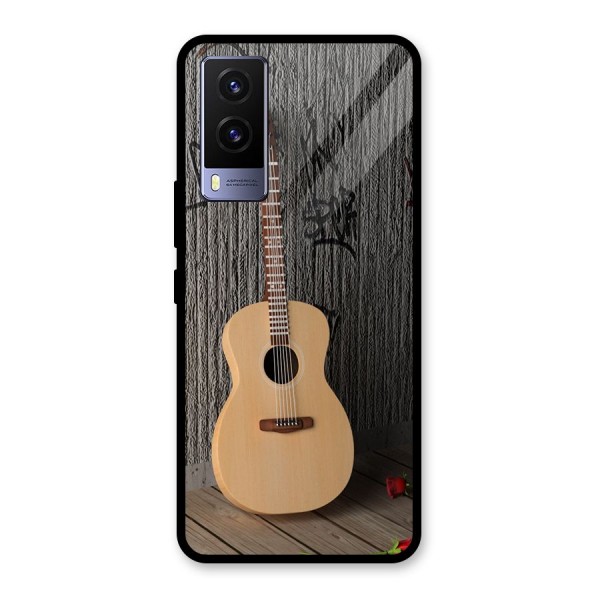 Guitar Classic Glass Back Case for Vivo V21e 5G