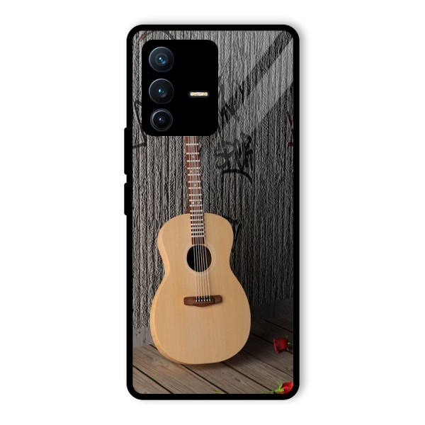 Guitar Classic Glass Back Case for Vivo V23 Pro