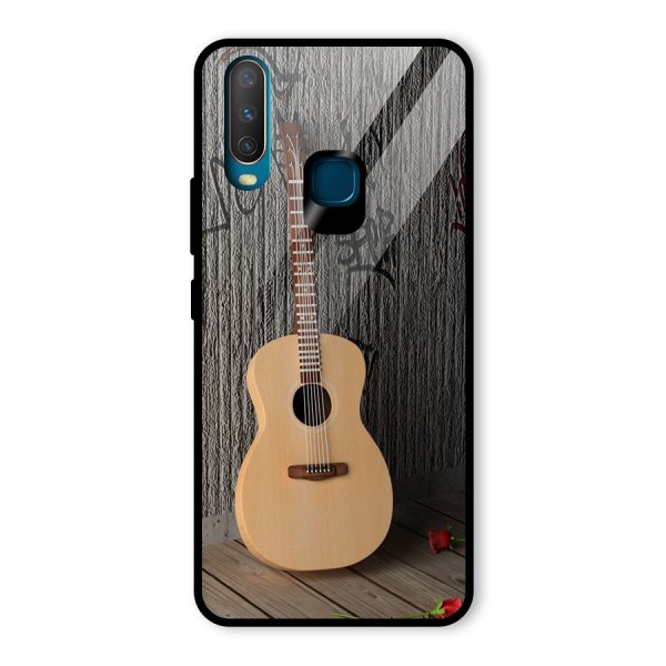 Guitar Classic Glass Back Case for Vivo Y12