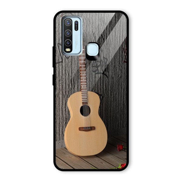 Guitar Classic Glass Back Case for Vivo Y30