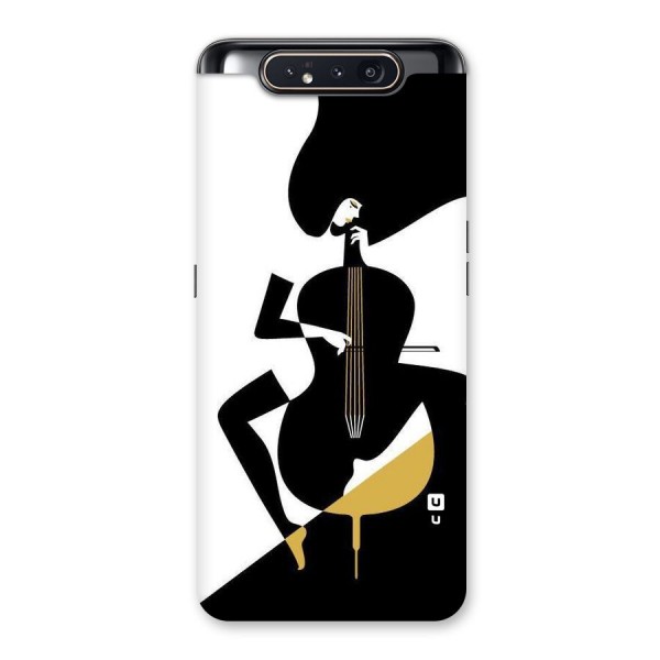 Guitar Women Back Case for Galaxy A80