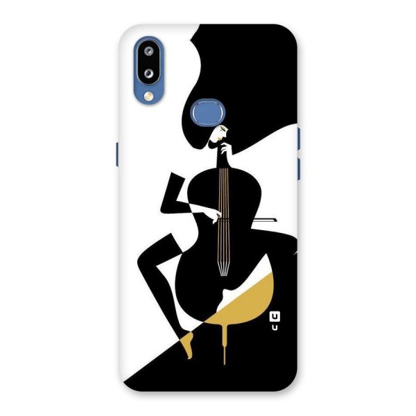 Guitar Women Back Case for Galaxy M01s