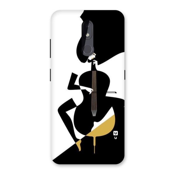 Guitar Women Back Case for Nokia 3.2