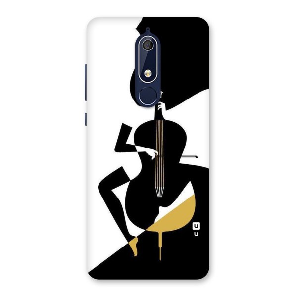 Guitar Women Back Case for Nokia 5.1