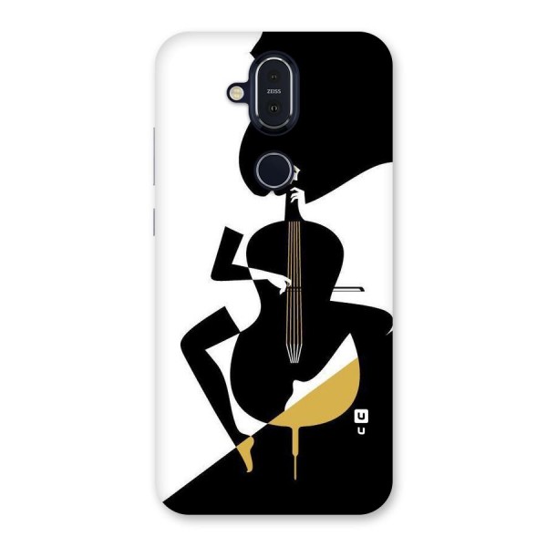 Guitar Women Back Case for Nokia 8.1