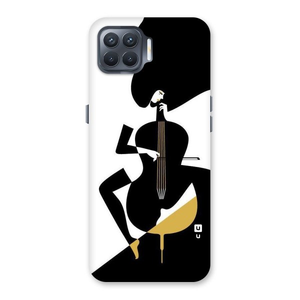 Guitar Women Back Case for Oppo F17 Pro