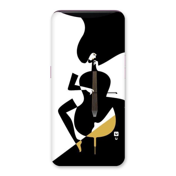 Guitar Women Back Case for Oppo Find X