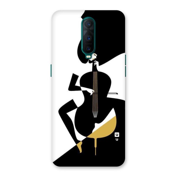 Guitar Women Back Case for Oppo R17 Pro