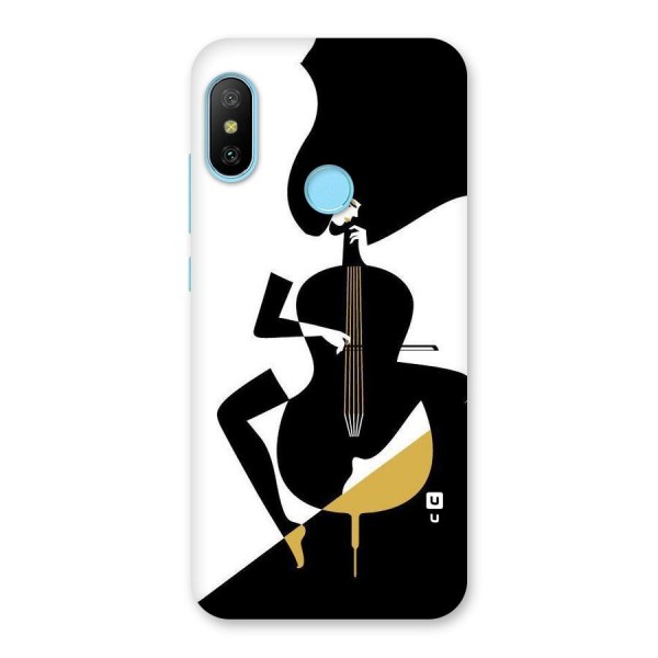 Guitar Women Back Case for Redmi 6 Pro