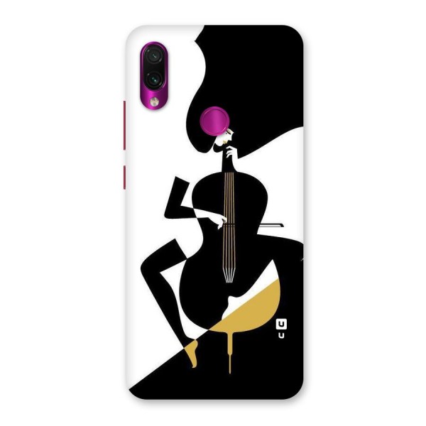 Guitar Women Back Case for Redmi Note 7 Pro