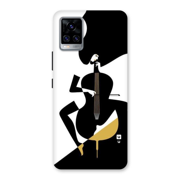 Guitar Women Back Case for Vivo V20 Pro