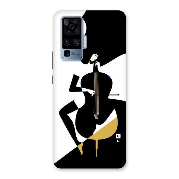 Guitar Women Back Case for Vivo X50 Pro