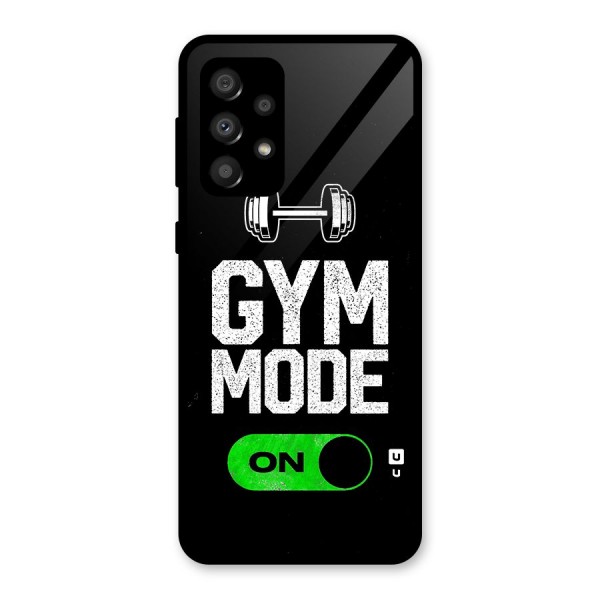 Gym Mode On Glass Back Case for Galaxy A32