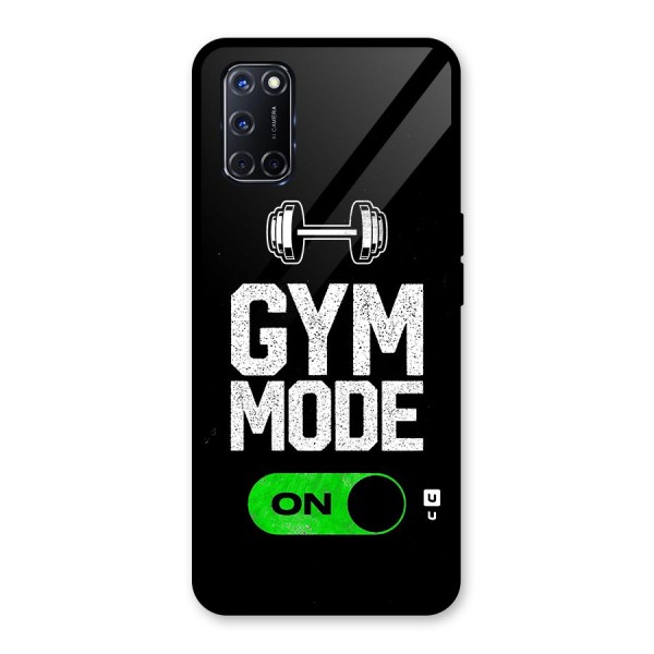 Gym Mode On Glass Back Case for Oppo A52