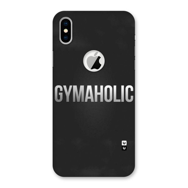 Gymaholic Back Case for iPhone XS Logo Cut