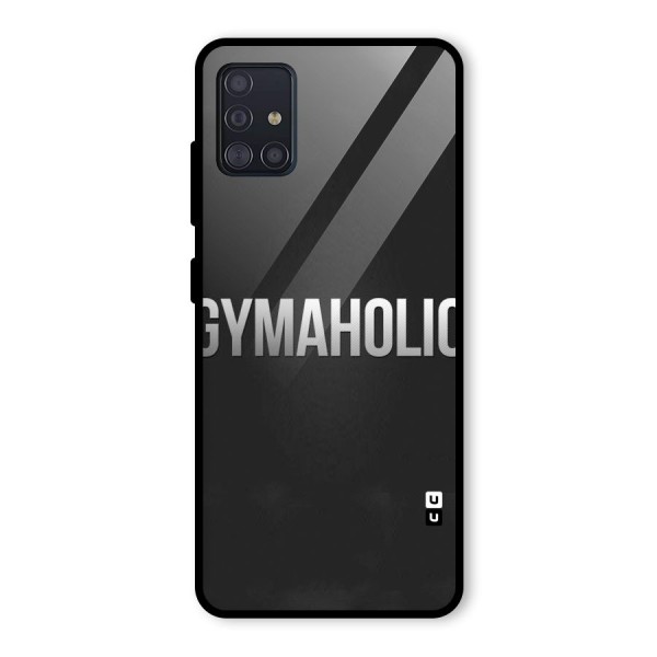 Gymaholic Glass Back Case for Galaxy A51