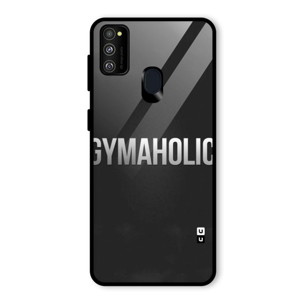 Gymaholic Glass Back Case for Galaxy M21