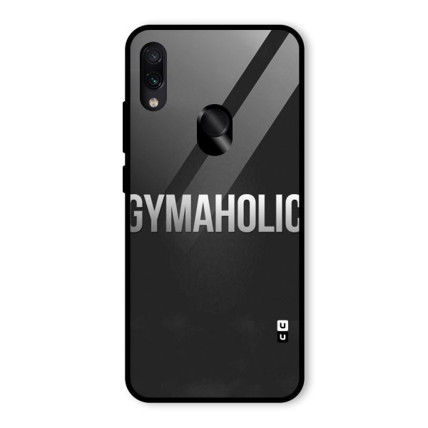 Gymaholic Glass Back Case for Redmi Note 7S