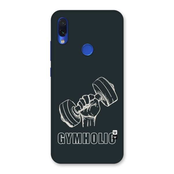 Gymholic Design Back Case for Redmi Note 7