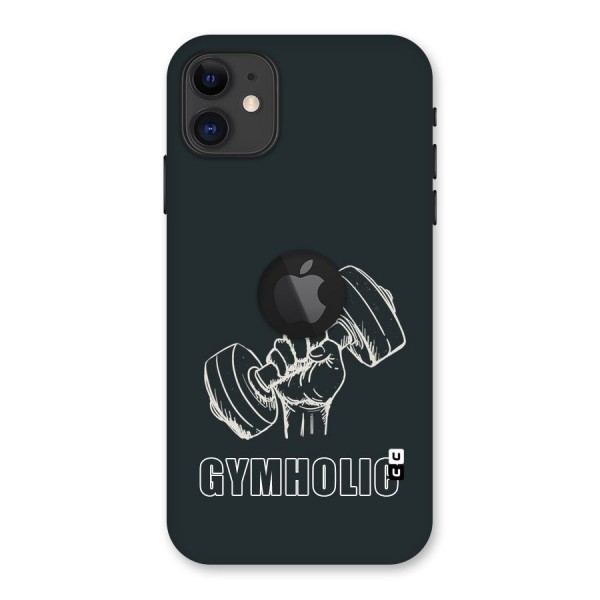 Gymholic Design Back Case for iPhone 11 Logo Cut