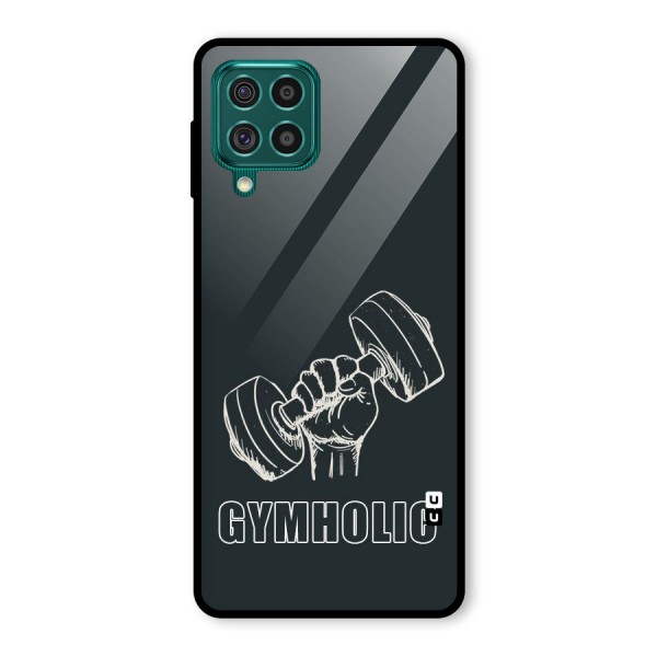 Gymholic Design Glass Back Case for Galaxy F62