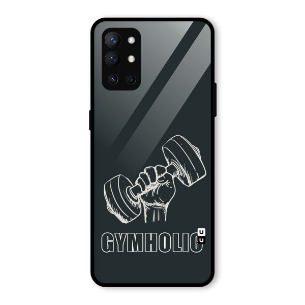 Gymholic Design Glass Back Case for OnePlus 9R