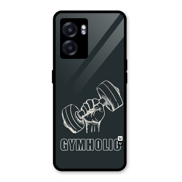 Gymholic Design Glass Back Case for Oppo K10 (5G)