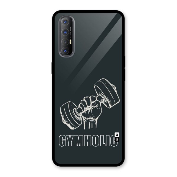 Gymholic Design Glass Back Case for Oppo Reno3 Pro