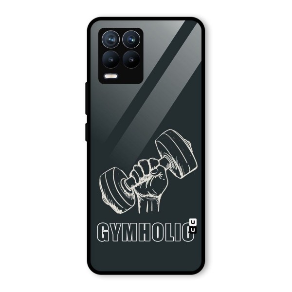 Gymholic Design Glass Back Case for Realme 8 Pro