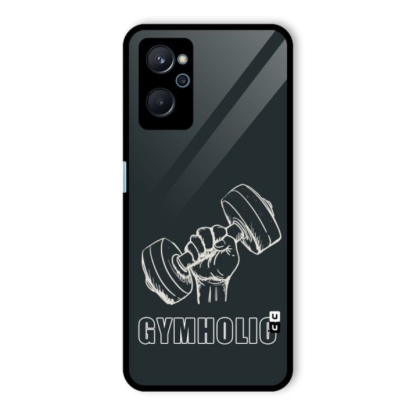 Gymholic Design Glass Back Case for Realme 9i