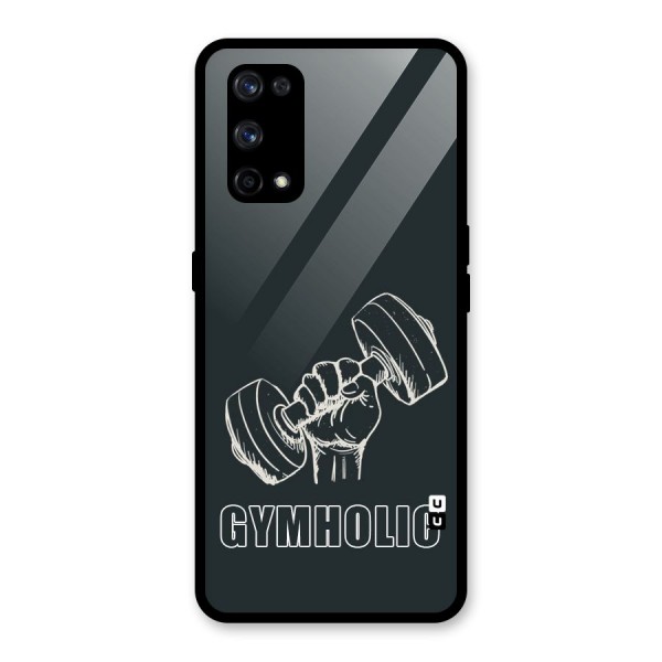 Gymholic Design Glass Back Case for Realme X7 Pro