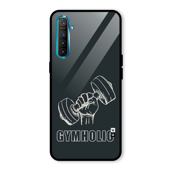 Gymholic Design Glass Back Case for Realme XT