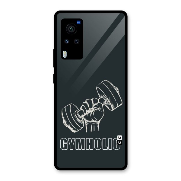 Gymholic Design Glass Back Case for Vivo X60 Pro