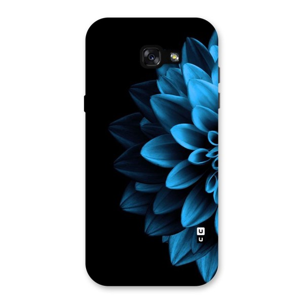 Half Blue Flower Back Case for Galaxy A7 (2017)