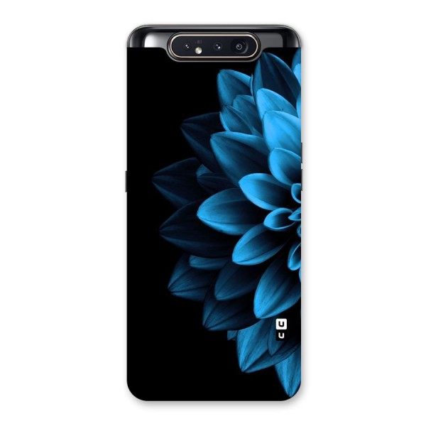 Half Blue Flower Back Case for Galaxy A80