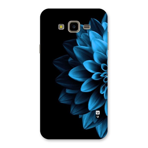 Half Blue Flower Back Case for Galaxy J7 Nxt