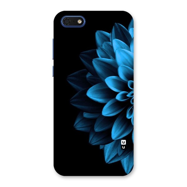 Half Blue Flower Back Case for Honor 7s