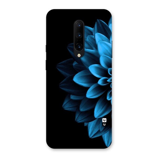 Half Blue Flower Back Case for OnePlus 7 Pro