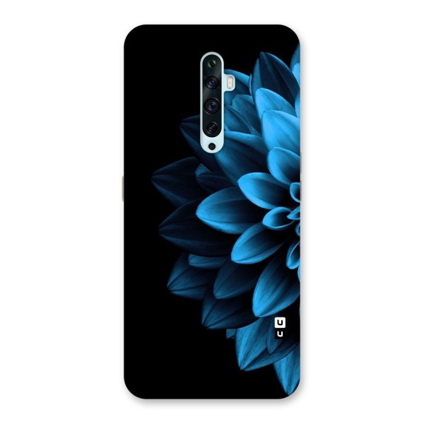 Half Blue Flower Back Case for Oppo Reno2 Z