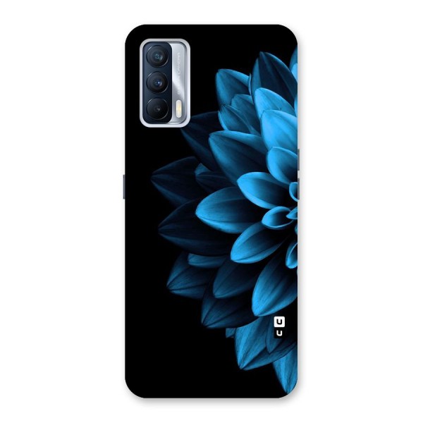 Half Blue Flower Back Case for Realme X7